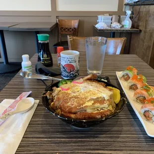 Their very good katsu donburi.