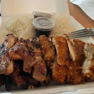 Chicken and Katsu Teriyaki