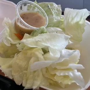 Side Salad- delicious dressing