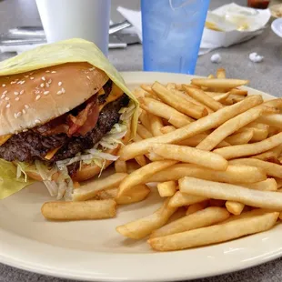 Double bacon cheeseburger
