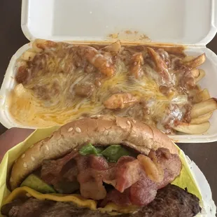 Big Bacon Avocado Cheeseburger