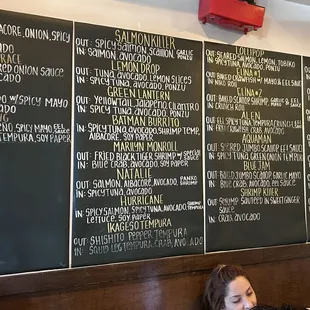 Menu inside