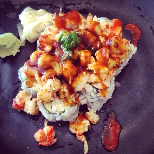 Baked Spicy Lobster Roll