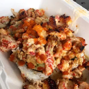 Baked Lobster Roll
