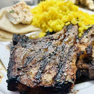 Greek pork chop