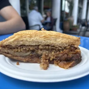 Everything was delicious I had a Gyro and Baklava (pictured) and could not stop eating.