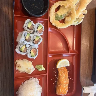 sushi and sashimi, food