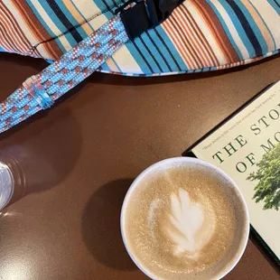 Lavender honey latte