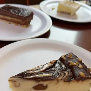 Chocolate peanut butter cheesecake