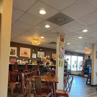 Tons of local artwork to support local businesses