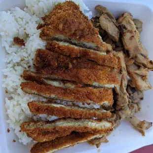 Katsu and teriyaki