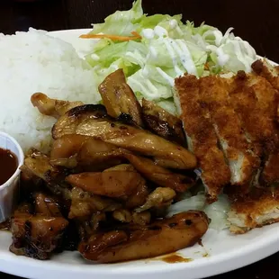 Thursday lunch special - Chicken and Teriyaki - $7.50 after tax