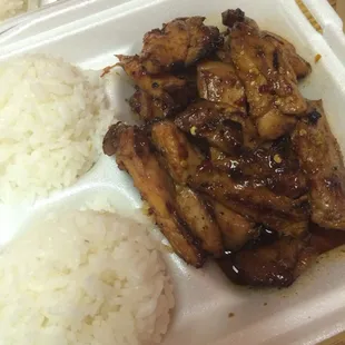 Spicy chicken teriyaki