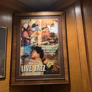 Live Jazz on Thursday nights