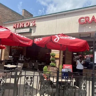 Entrance on this beautiful day.