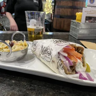 lamb &amp; beef gyro THEE BEST and the beautiful ladies too