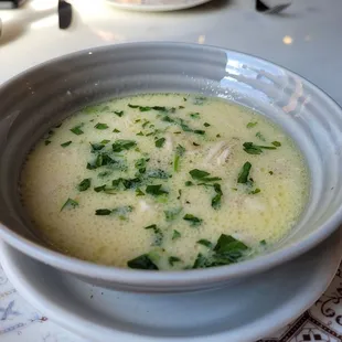 Avgolomeno soup