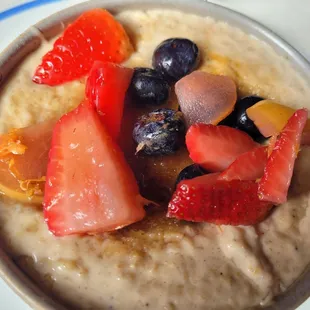 Oatmeal vanilla brulee