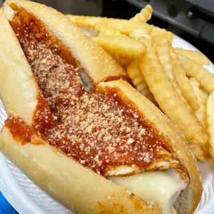 Chicken parm sub