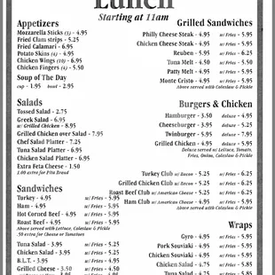 monte cristo can only be special ordered now, I had to call to confirm Nikos menu since I found it online.