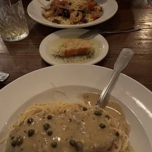 Salmon piccata perfection