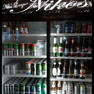  refrigerator full of beer