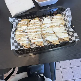 Chicken and steak Zip Tacos