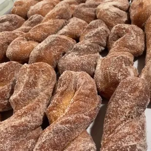 Cinnamon sugared twists