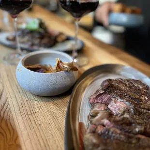 Enjoying this delightful steakhouse!