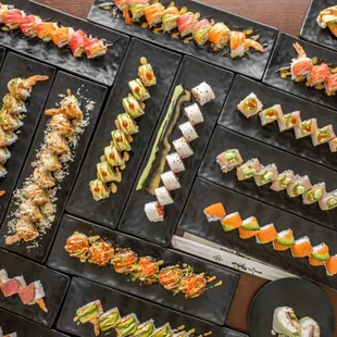 sushi and sashimi