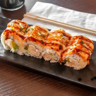 Baked Salmon Roll