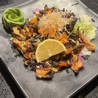 Salmon Skin Salad
