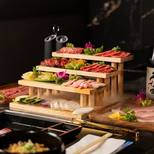 sushi and sashimi, interior