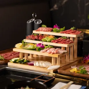 interior, sushi and sashimi