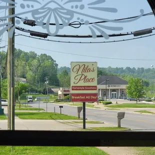 Sign from 56.