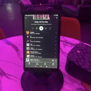 Pick your tunes for the entire atmosphere!
