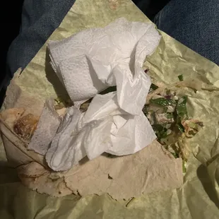Had to throw away after couple bites !