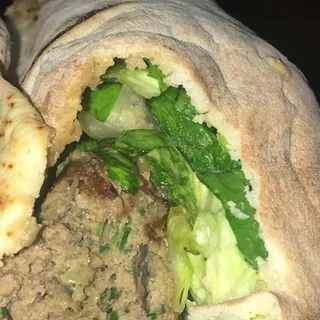 Beef Kabob Sandwich
