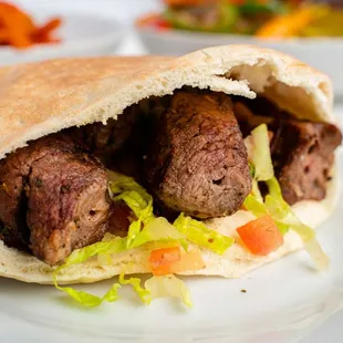 a pita sandwich