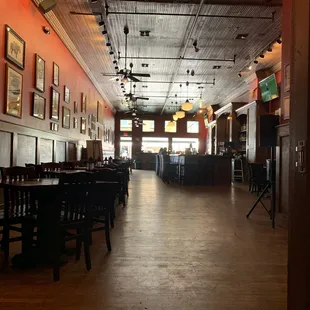 View from the back of the bar.