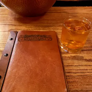 Maple Peach Old Fashioned