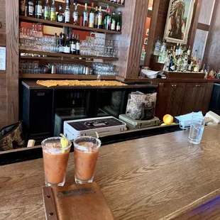 The best Bloody Marys made by Fabian the bartender