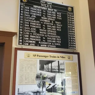 Train schedule 1909