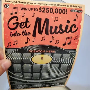 Lotto scratcher