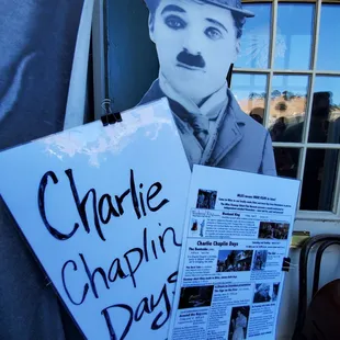 Outside front entrance/ photo ops