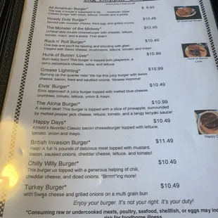 Burger menu