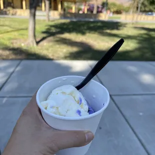Coconut pineapple and ube