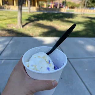 Coconut pineapple and ube