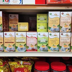 Nature&apos;s Guru Tea.  Instant chai. Masala chai.  Fremont.  Bay area. New nilgiris cash and carry.  Tea.