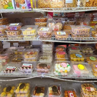 a variety of baked goods